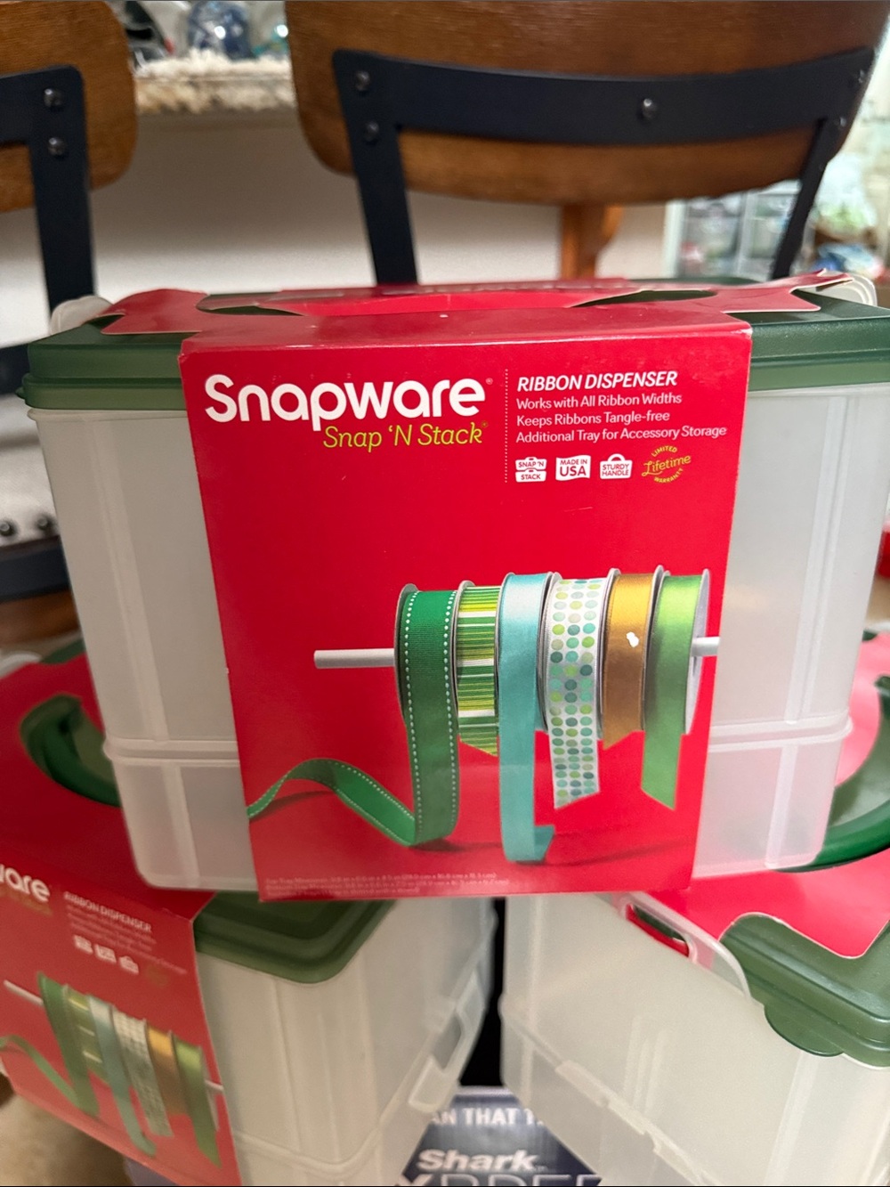 Snap 'N Stack Ribbon Dispenser - Green